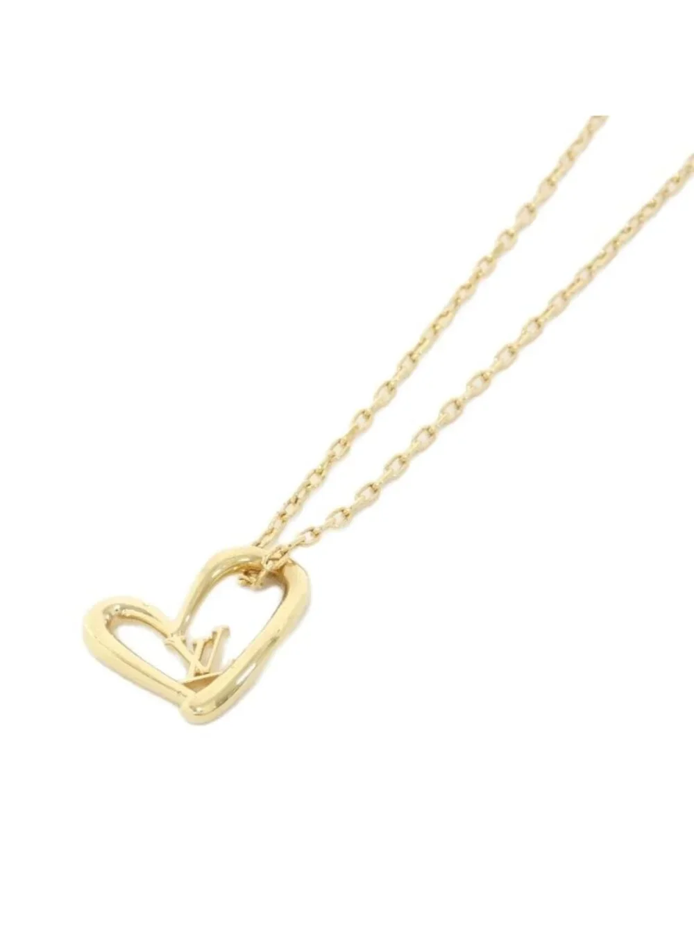 Louis Vuitton Collier Heart Foreign Love Necklace